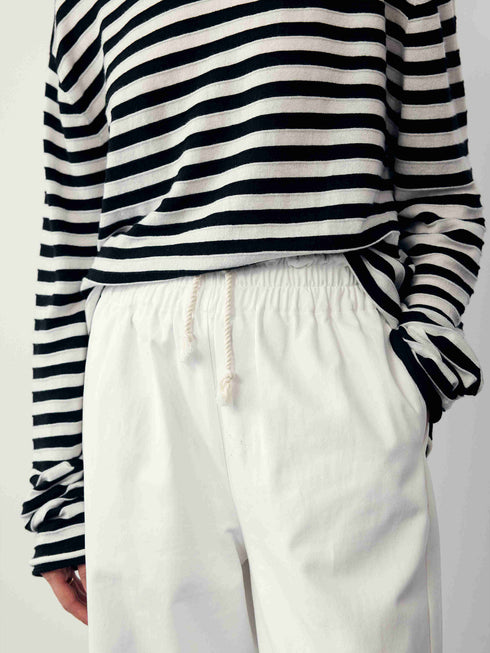 Cord Block Pants